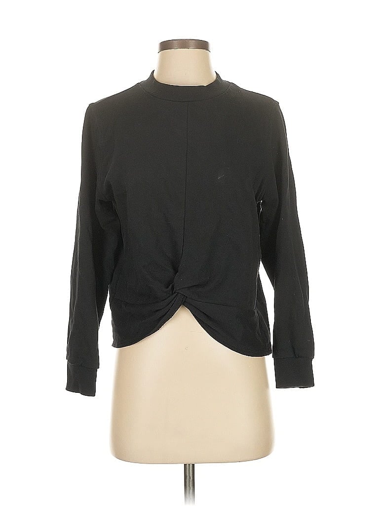 Pre-owned H&m Sweatshirt In Black