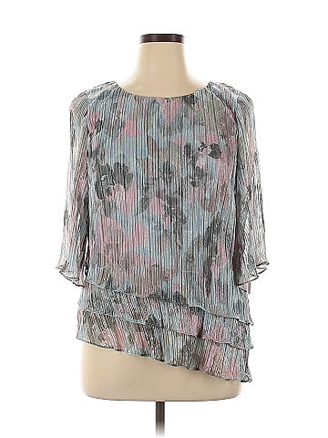 Alex Evenings 3/4 Sleeve Blouse (view 1)