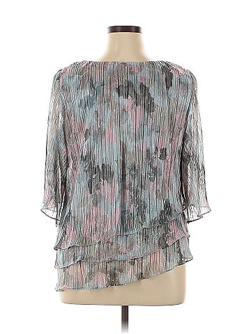 Alex Evenings 3/4 Sleeve Blouse (view 2)