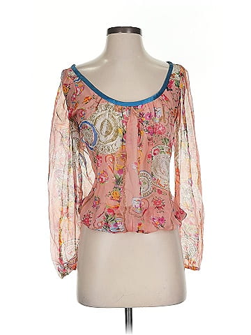 Cynthia Rowley 3/4 Sleeve Silk Top (view 1)
