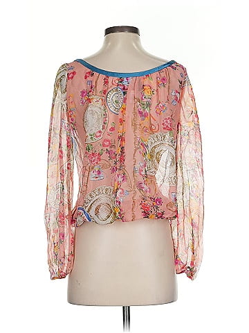 Cynthia Rowley 3/4 Sleeve Silk Top (view 2)