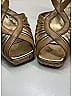 Prada Gold Metallic Leather Sandals Size EU 39 1/2 - photo 3