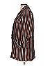 River Island 100% Polyester Stripes Black Orange Blazer Size 12 - photo 5