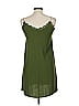 Elite 100% Polyester Solid Green Casual Dress One size - photo 2