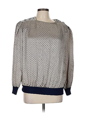 Assorted Brands Long Sleeve Silk Top (view 1)