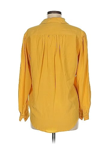 Assorted Brands Long Sleeve Silk Top (view 2)