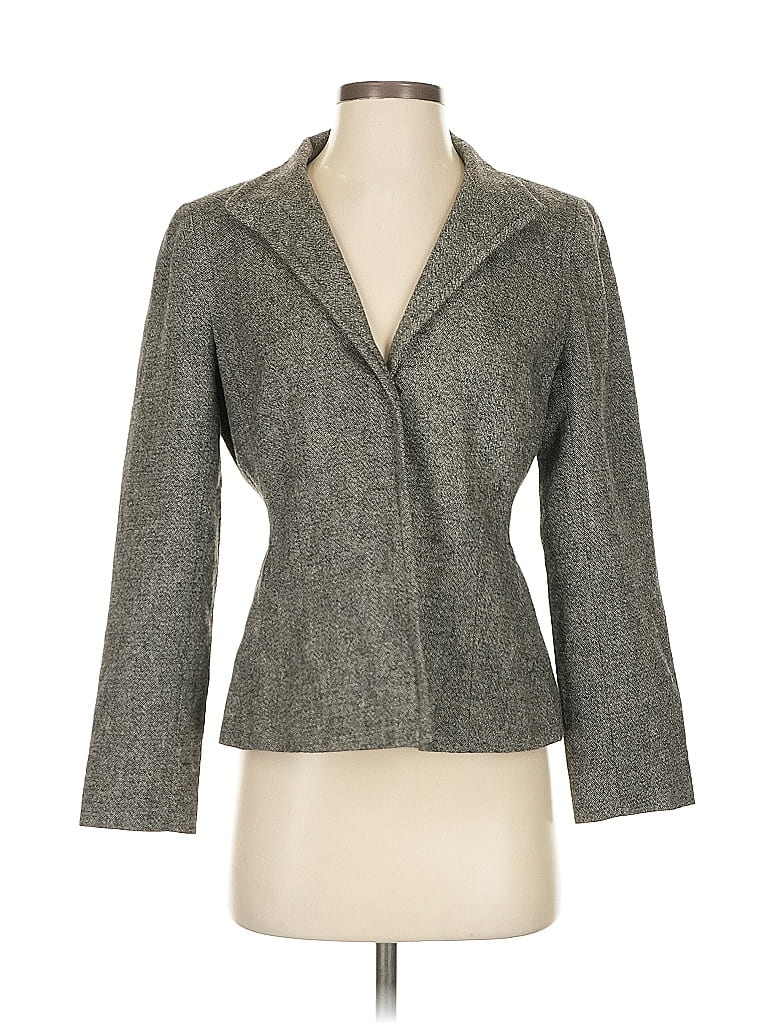 Pre-owned Ann Taylor Factory Blazer Jacket In Gray