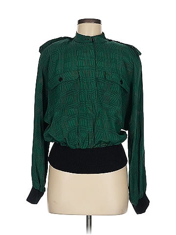 Assorted Brands Long Sleeve Silk Top (view 1)