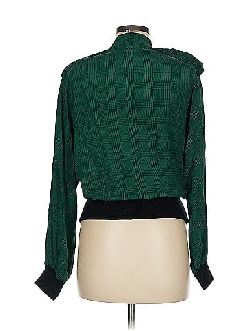 Assorted Brands Long Sleeve Silk Top (view 2)