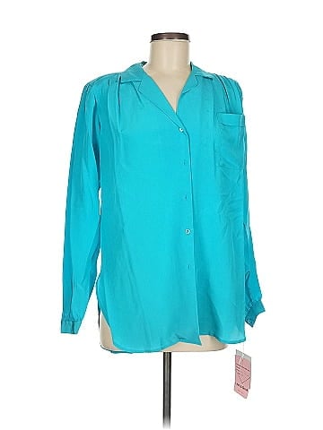 Assorted Brands Long Sleeve Silk Top (view 1)