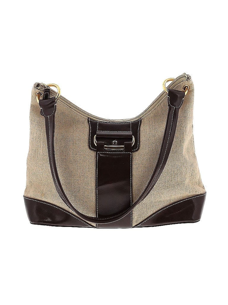 Etienne Aigner Tweed Brown Shoulder Bag One size - photo 1