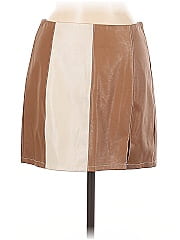 12th Tribe Faux Leather Skirt