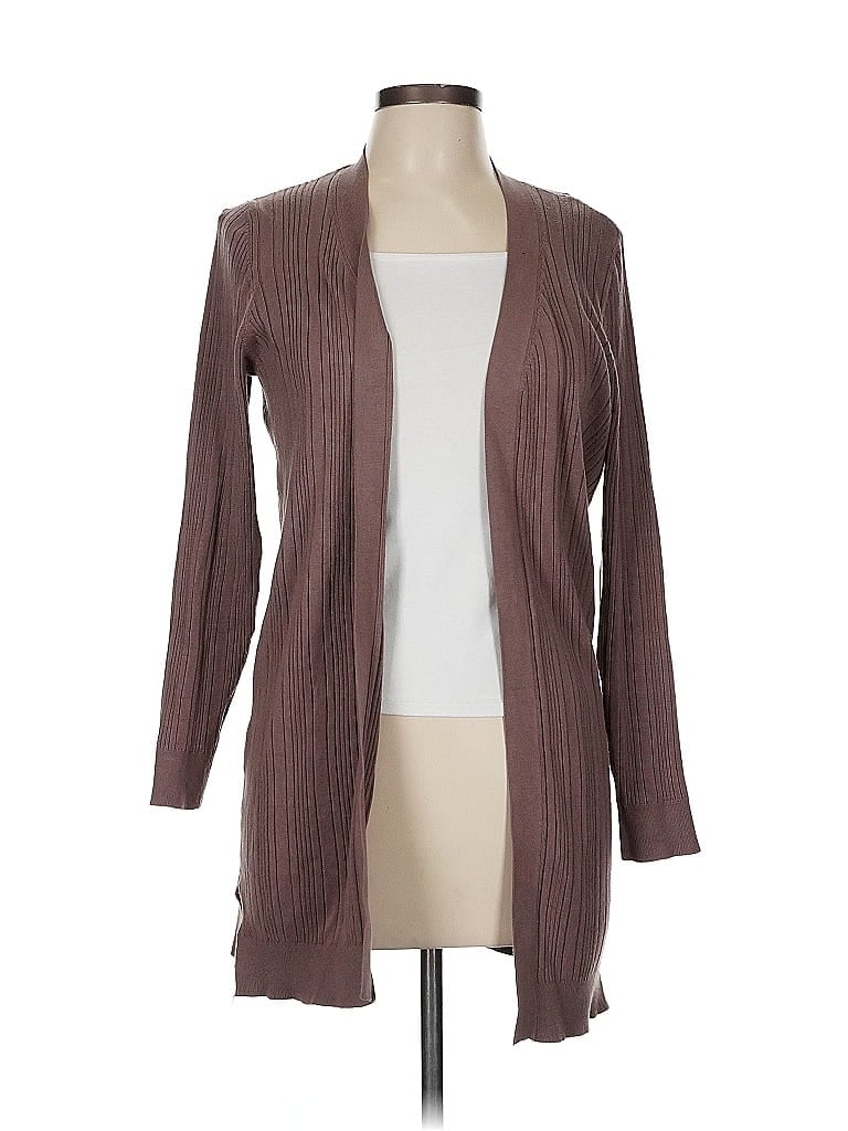 Pre-owned Assorted Brands Cardigan Sweater In Brown