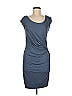 Three Dots Solid Gray Casual Dress Size M - photo 1