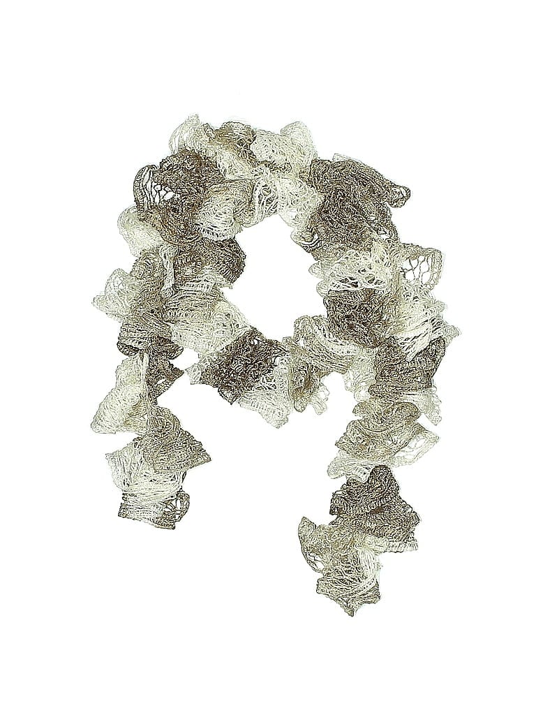 Pre-owned Unbranded Scarf In Brown