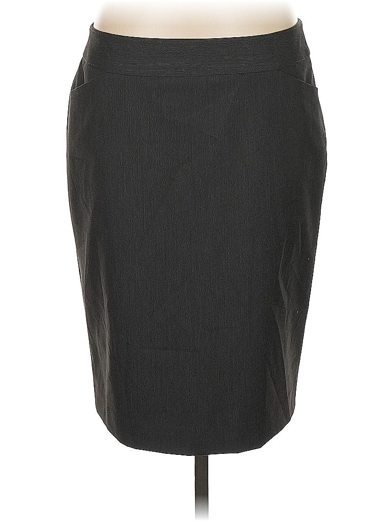 Pre-owned Nicole Formal Skirt In Gray