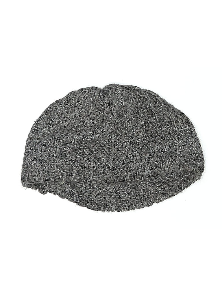 Cintelli E Galluzzo Solid Gray Beanie One size - photo 1