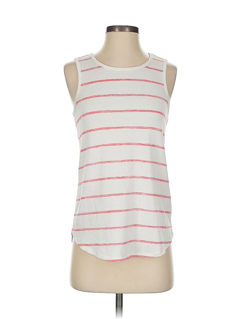 Click to view more detailed imagery on our partner's website Pre-owned Banana Republic Sleeveless T-shirt In White