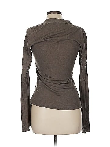 Elie Tahari Long Sleeve Silk Top (view 2)