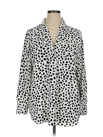 Ann Taylor Long Sleeve Blouse (view 1)