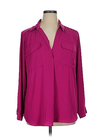 Ann Taylor Long Sleeve Blouse (view 1)