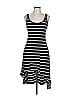 Marc New York Andrew Marc Stripes Black Casual Dress Size L - photo 1