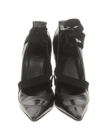Gucci Vintage Leather Ribbon-Strap Pumps (view 2)