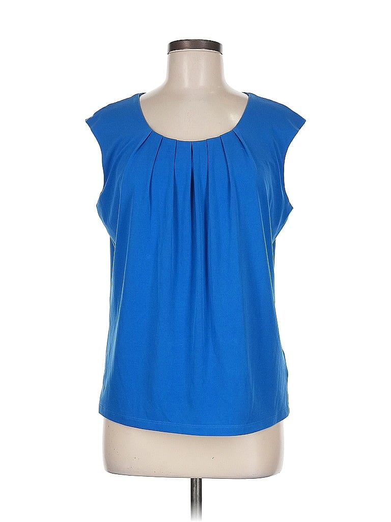 Jones Studio Blue Sleeveless Blouse Size M - photo 1