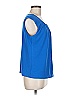 Jones Studio Blue Sleeveless Blouse Size M - photo 4