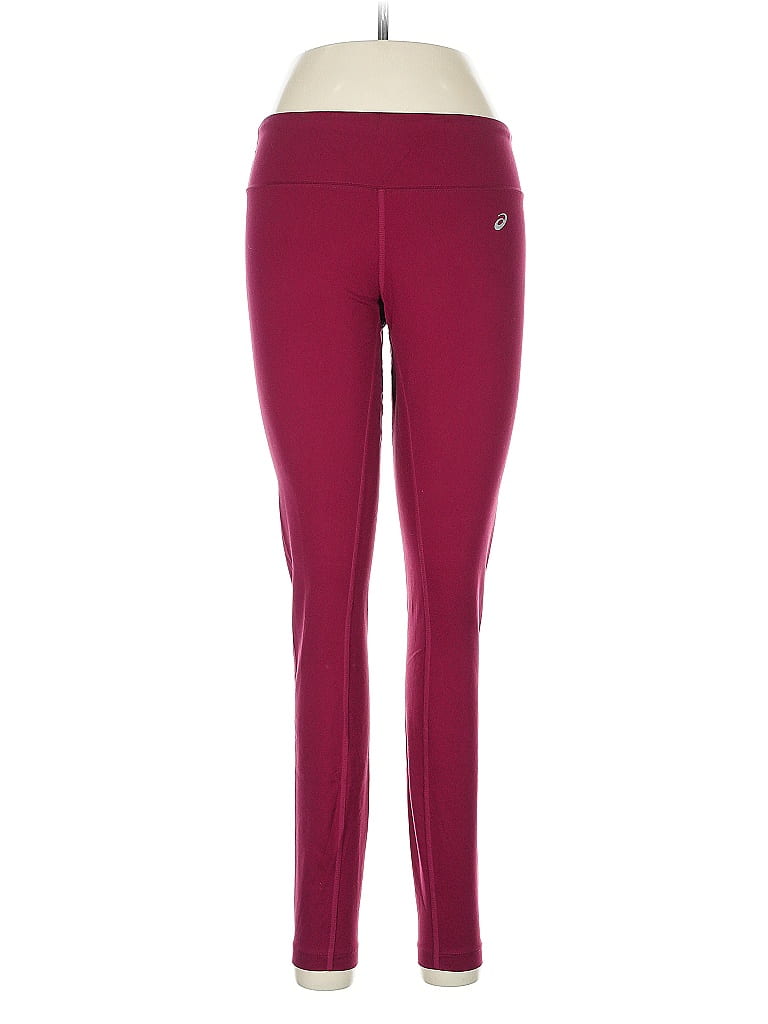 Click to view more detailed imagery on our partner's website Pre-owned Asics Active Pants In Burgundy