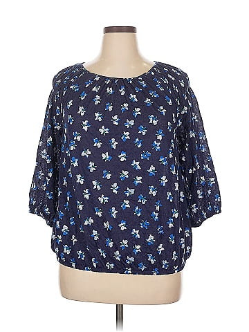 Daisy Fuentes 3/4 Sleeve Blouse (view 1)