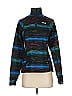 Fila Sport 100% Polyester Graphic Stripes Color Block Black Active T-Shirt Size S - photo 1