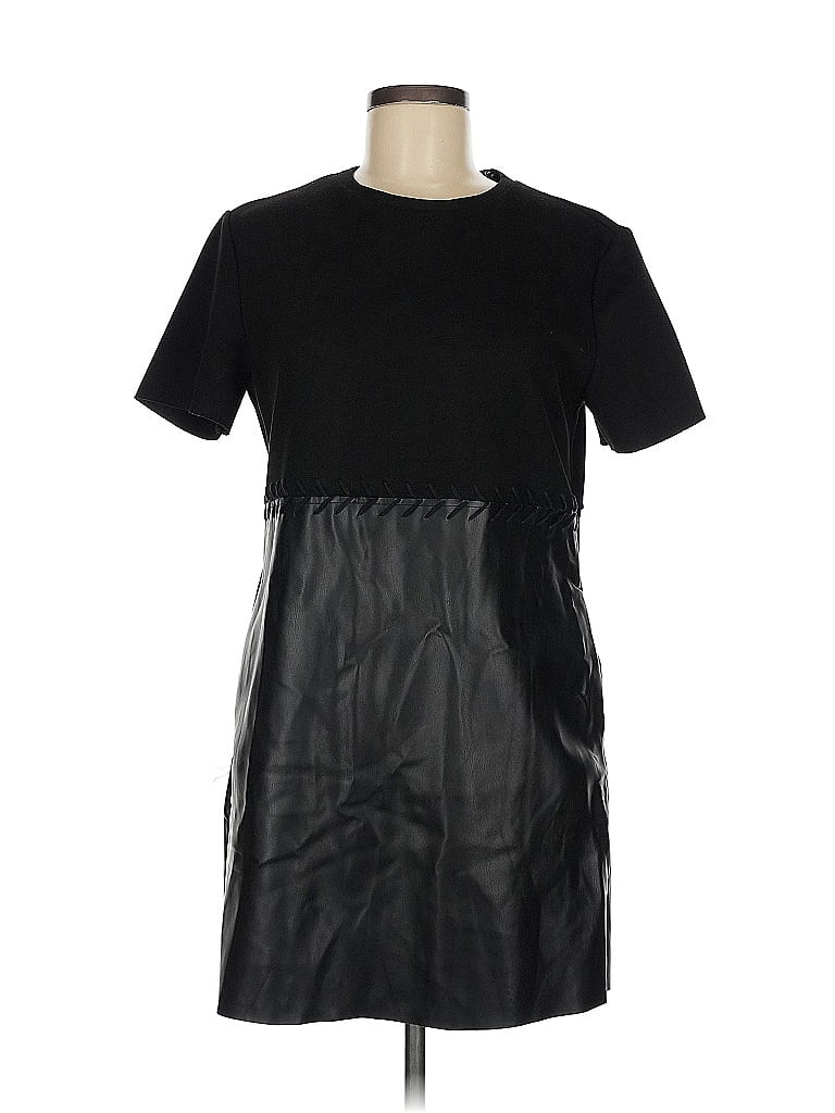 Pre-owned Miou Muse Casual Dress In Black
