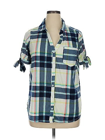 New York Laundry Short Sleeve Blouse (view 1)