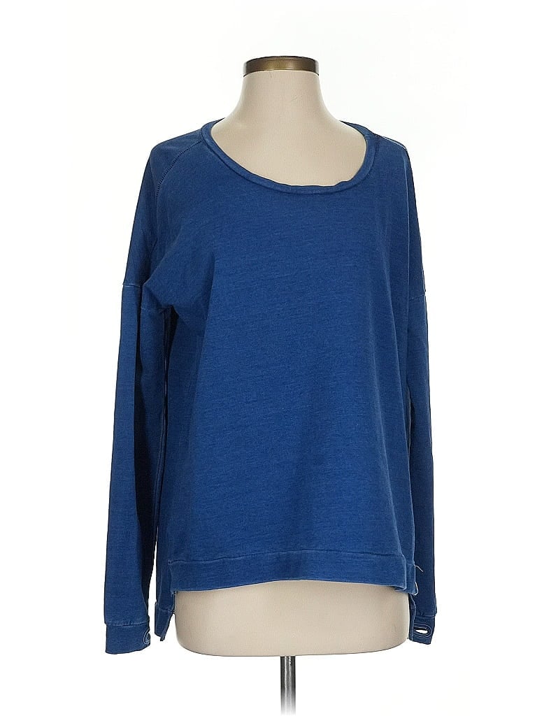 Pre-owned One By One Teaspoon Pullover Sweater In Blue