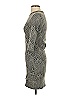 MNG Chevron-herringbone Gray Cocktail Dress Size 2 - photo 5
