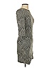 MNG Chevron-herringbone Gray Cocktail Dress Size 2 - photo 4
