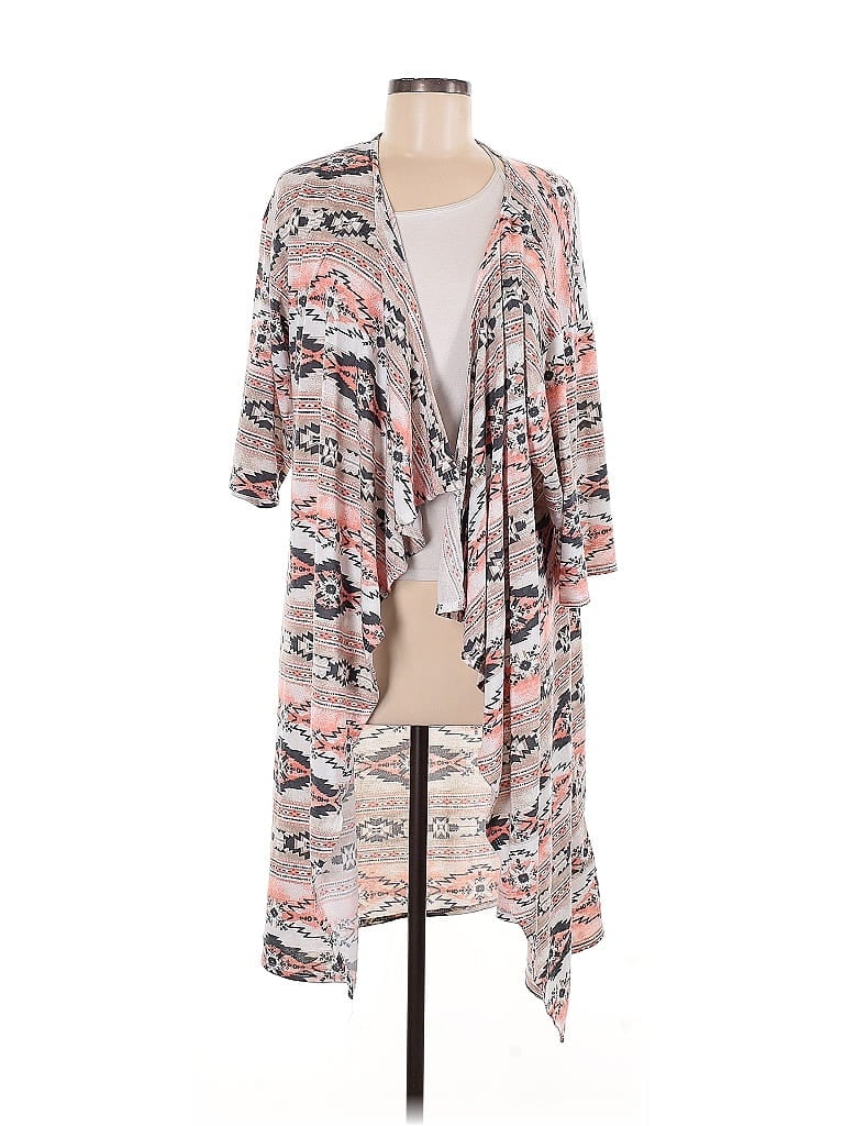 Pre-owned Lularoe Cardigan Sweater In Pink