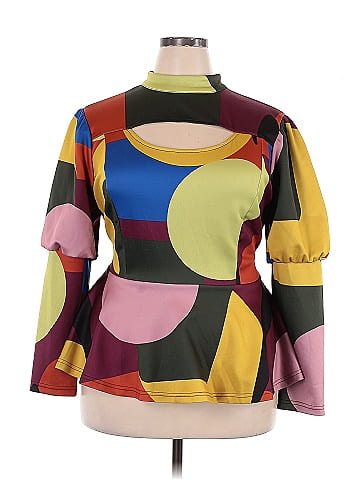 Ashley Stewart 3/4 Sleeve Blouse (view 2)