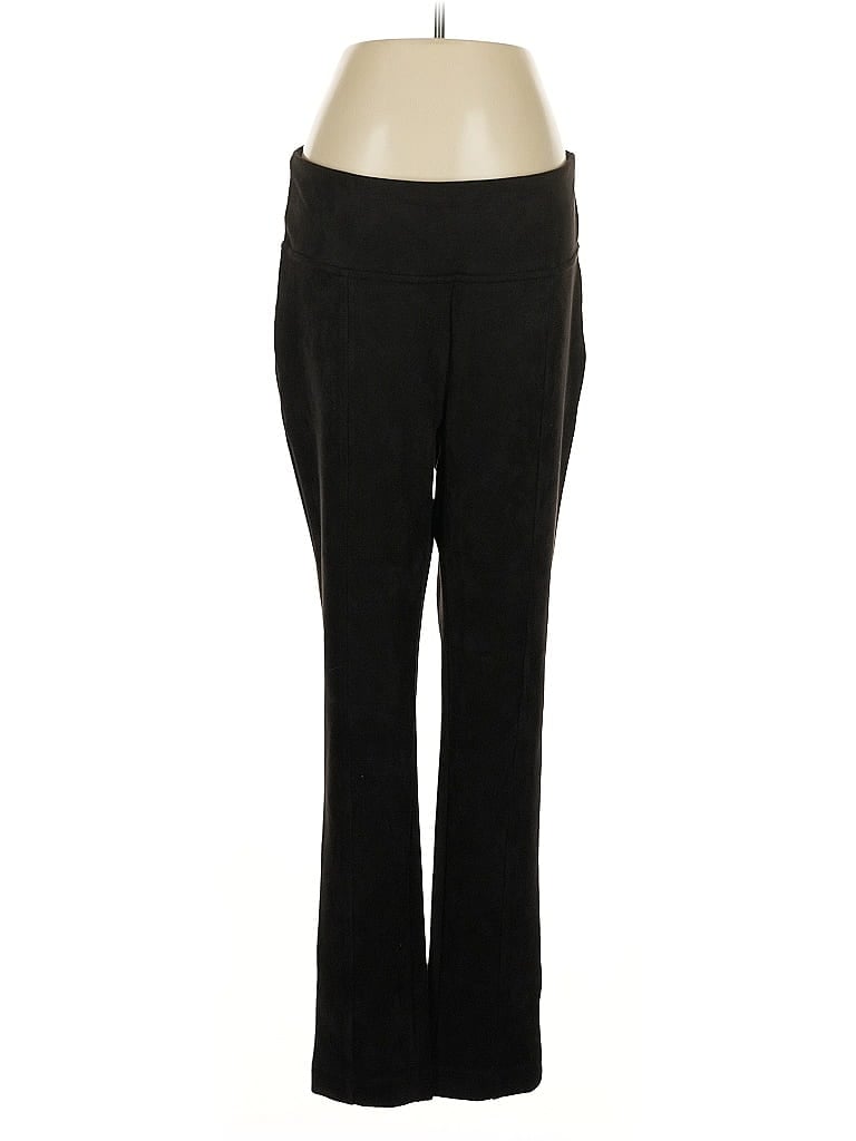 Pre-owned Andrew Marc Velour Pants In Black