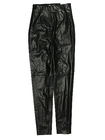 Zara Faux Leather Pants (view 1)
