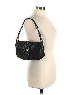 Prada Leather-Trim Tessuto Shoulder Bag (view 2)