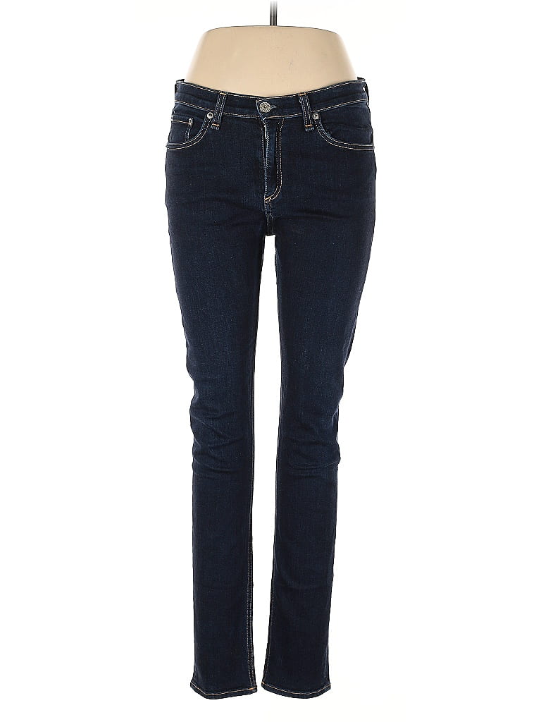 Rag & Bone/JEAN Solid Blue Jeans Size 32 waist - photo 1
