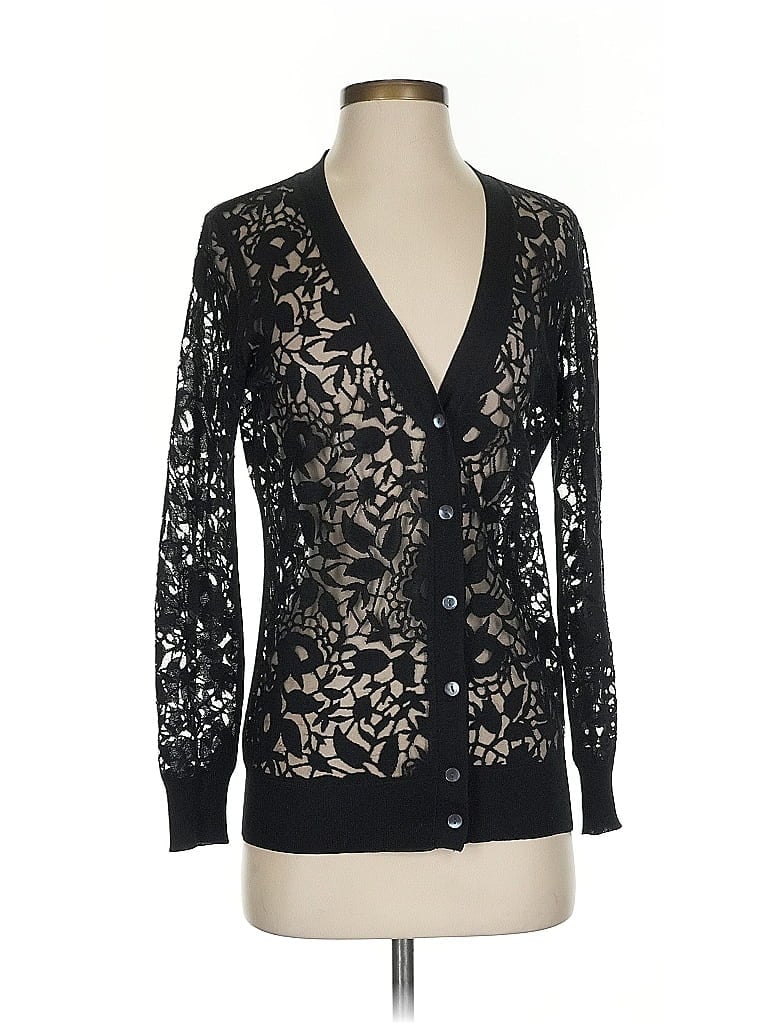 Magaschoni Black Silk Cardigan Size S - photo 1