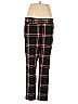 Ann Taylor LOFT Outlet Plaid Black Casual Pants Size 12 - photo 1