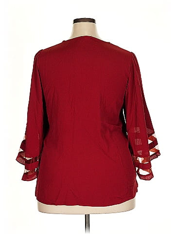 Amaryllis 3/4 Sleeve Blouse (view 2)