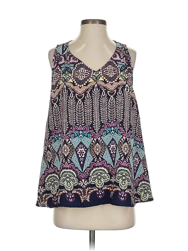 Pre-owned Peach Love Sleeveless Blouse In Orange