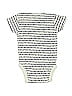 Gerber 100% Cotton Stripes Ivory Short Sleeve Onesie Size 0-3 mo - photo 2