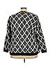 Lane Bryant Argyle Black Pullover Sweater Size 26 - photo 2