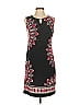 JM Collection Graphic Black Casual Dress Size S - photo 1